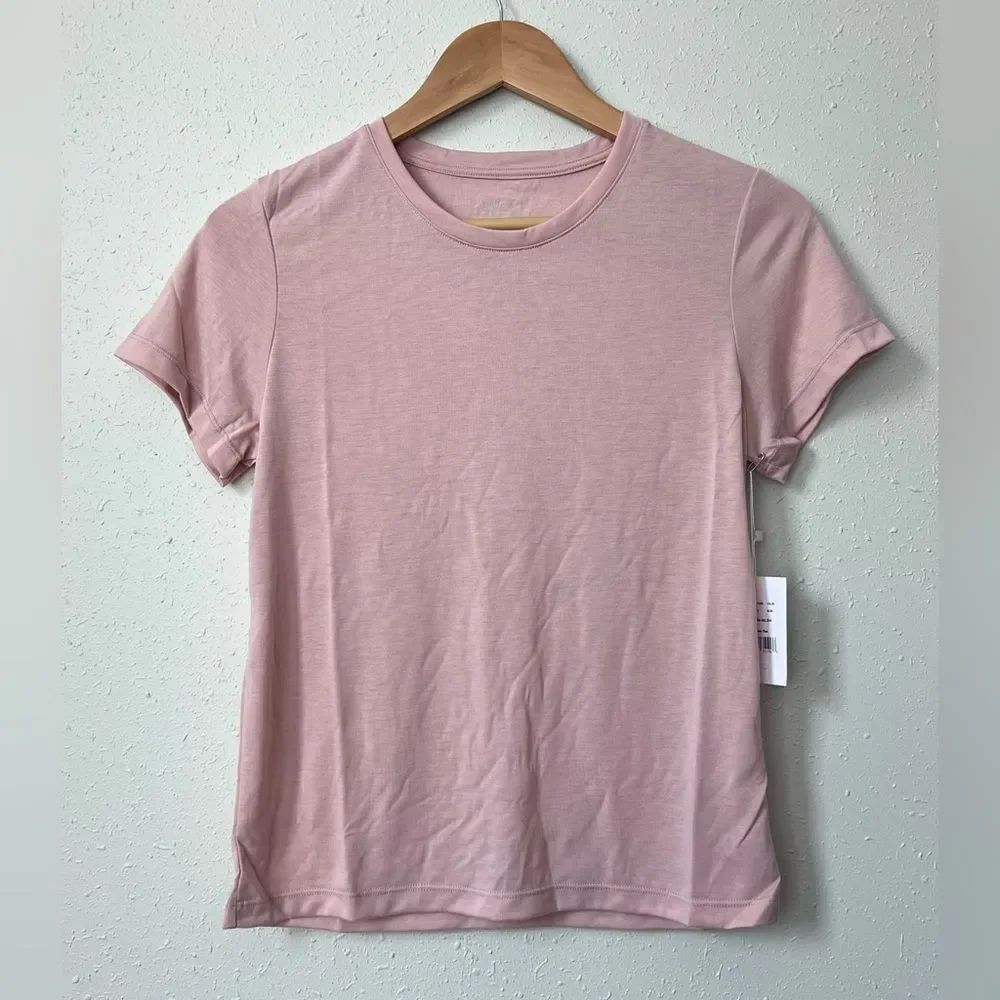 NWT Andie The Classic Tee in Blush Pink Size S